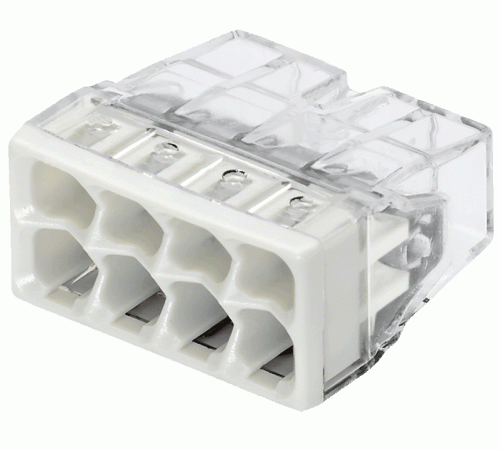 Клемма 8-проводная 0.5-2.5мм2 одножильный серый (уп/50шт)  2273-208  WAGO