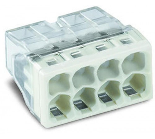 Клемма 8-проводная 0.5-2.5мм2 одножильный серый (уп/50шт)  2273-208  WAGO