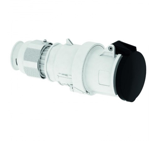 Розетка кабельная 63A 5p 690V 5h IP44 Multi-Grip черная I 31716-Bals I Bals