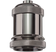 Патрон электрический NLH-V01-005-E27 подвес.метал. черный хром  61517  Navigator