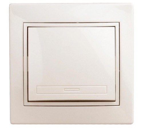 Переключатель  Plano 1-108-02 промежуточный, 10А-250В, IP20, СУ, слоновая кость   Б0053818  Intro