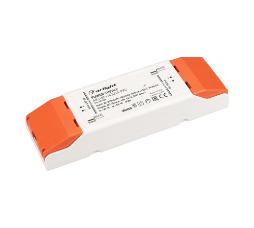 Блок питания ARJ-SP-142350-PFC (50W, 100-142V, 350mA) (Arlight, IP20 Пластик, 5 лет)  033284  Arlight