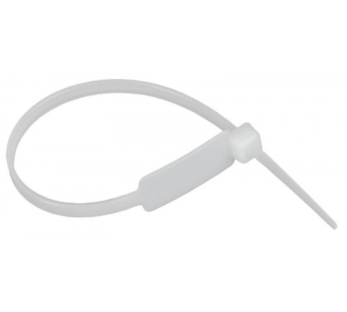 Хомут P6.6 маркерный белый 4,8х190мм  UHH14-D048-190-100-K01  IEK