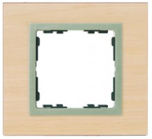 Simon 82 Рамка декоративная, 4 поста, S82 Nature, Дерево, клён-шампань  82947-68  Simon