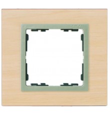 Simon 82 Рамка декоративная, 4 поста, S82 Nature, Дерево, клён-шампань  82947-68  Simon