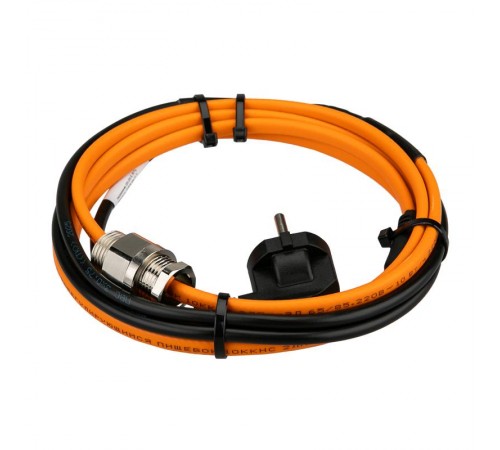 Кабель греющий саморегулирующийся 10 ККНС 2ЛПп-ЭЛ 65/85, в трубу, 2м/20Вт  51-0601-4  PROconnect