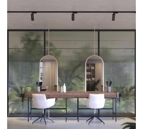 Светильник подвесной LGD-GERA-2TR-R74-20W Day4000 (BK, 55 deg, 230V) (ARL, IP20 Металл, 5 лет)  055053  Arlight