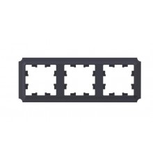 AtlasDesign Antique Рамка 3-ая, универсальная, Карбон  ATN101003  SE