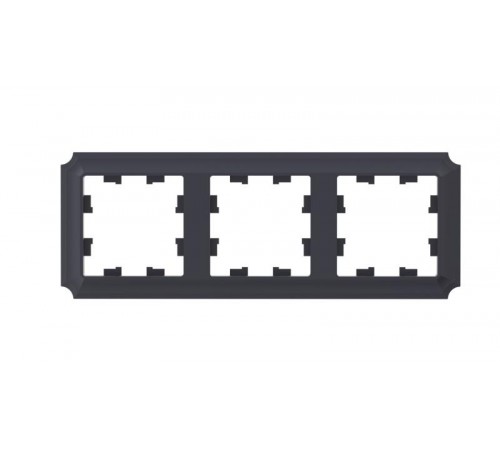 AtlasDesign Antique Рамка 3-ая, универсальная, Карбон  ATN101003  SE