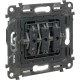 Valena Мех IN'MATIC Выключатель 3-клавишный 10АХ 250В  752003  Legrand