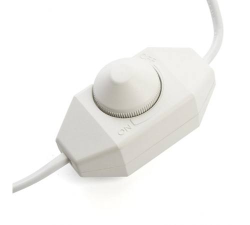 Сетевой шнур DM103-200W 230V 1,5+0,5м (с диммером) белый  23056  FERON