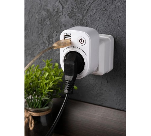 Розеточный блок SB-01 (розетка 2P+E 16А, 2 USB разъема 5V 2,1A) EKF PROxima  SB-01  EKF