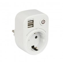 Розеточный блок SB-01 (розетка 2P+E 16А, 2 USB разъема 5V 2,1A) EKF PROxima  SB-01  EKF