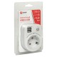 Розеточный блок SB-01 (розетка 2P+E 16А, 2 USB разъема 5V 2,1A) EKF PROxima  SB-01  EKF