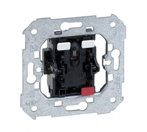 Simon 75 Механизм Выключатель 1-кл проходной с контрольной подсветкой, 16А 250В, винтовой, S82, S82N, S88, S8  75212-39  Simon