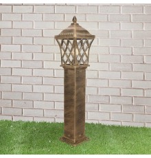 Светильник садово-парковый GL 1018F Cassiopeya F черное золото  a039870  Elektrostandard