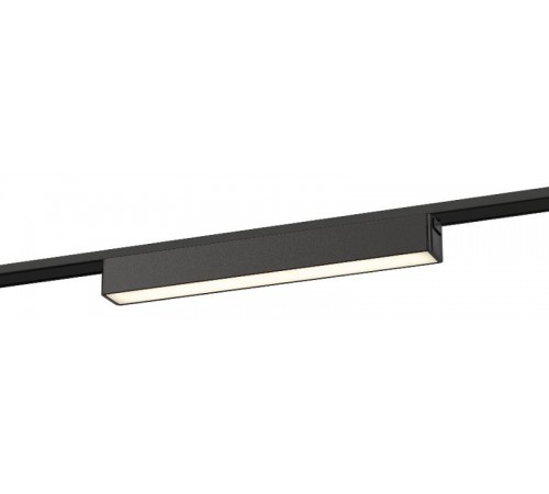 Магнитный трековый светильник  TRM-S5-1-12W4K-BK с заливающим светом для тонкой магнитной системы 12Вт 4000К черный  Б0059048  ЭРА