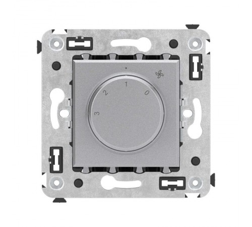 Механизм управления вентиляторами в стену, "Avanti", "Закаленная сталь"  4404173  DKC