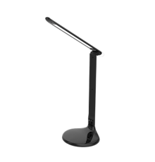 Светильник настольный светодиодный ССО-03Ч 9Вт сенсор-диммер ночник адаптер ЧЕРНЫЙ  4690612013503  IN HOME