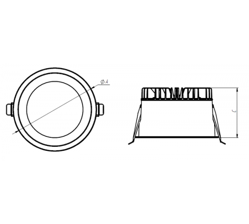 Светильник светодиодный UGR DL PREMIUM 10W OPL 930 WH  1849000200  Световые Технологии