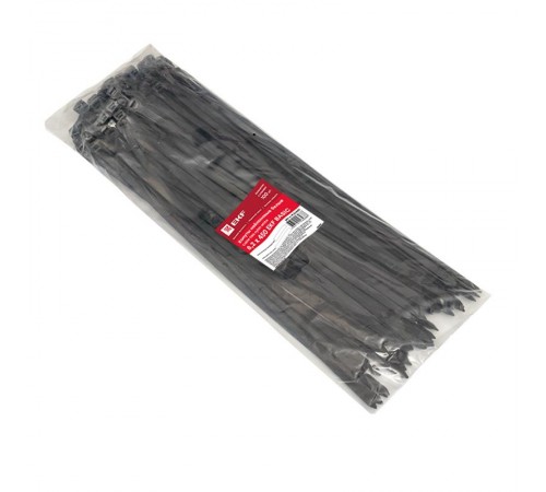 Хомут нейлоновый ЧЕРНЫЙ 8,2х450 (уп./100шт) EKF PROxima  plc-cb-8.2x450  EKF