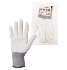 Перчатки полиамидные "Контакт-Сенс", полиуретановое покрытие, 10, 15 кл., 32-34 г, 1 пара,  SQ1016-0313  TDM