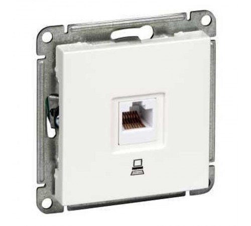 W59 Шампань Розетка компьютерная 1-ая RJ45 кат.5e  RSI-152K5E-4-86  SE