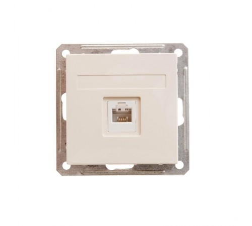 W59 Слоновая кость Розетка телефонная 1-ая RJ11  RSI-152T-2-86  SE