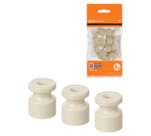 Изолятор пластиковый сл. кость (10 шт)  SQ2804-0003  TDM