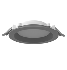 Светильник светодиодный ДВО VARTON DL-01 Pro 160мм 15Вт 4000 К CRI90 176x51мм IP65/40 RAL7045 серый муар опал  V1-RF-7R183-10OP0-6501540  VARTON