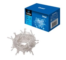 Гирлянда светодиодная  с контроллером  ULD-S0500-050/DTA BLUE IP20   5м. 50 диодов. синий свет. шнур прозр..  UL-00005253  Uniel