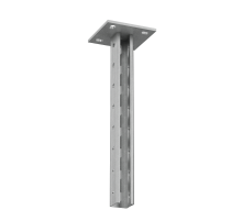 Страт-стойка усиленная 41х41 L250 мм s:2,5 (тройная перфорация)  PSTPH41-250 3P  КМ-Профиль