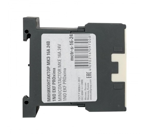 Миниконтактор МКЭ 16А 24В 1NO EKF PROxima  Mctr-s-16-24  EKF