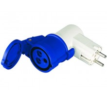 Переходник 16A(2P+E)250В>16A3P230В  DIS610379  DKC