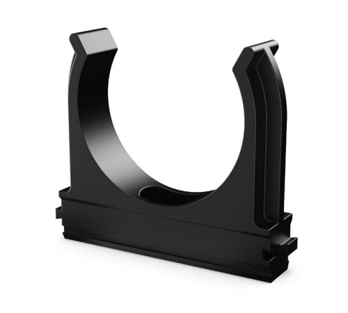 Крепёж-клипса для труб Полистирол черная д50 (10шт/200шт уп/кор)  PR.02750ч  Промрукав