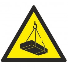 Знак W 06 "Опасно. Возможно падение груза" 200х200х200 мм, пластик ГОСТ Р 12.4.026-2001  pn-w-06  EKF