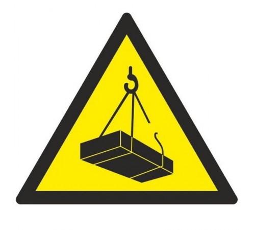Знак W 06 "Опасно. Возможно падение груза" 200х200х200 мм, пластик ГОСТ Р 12.4.026-2001  pn-w-06  EKF