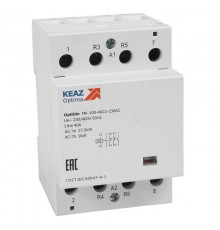 Контактор модульный OptiDin MK-100-4002-110АС (КЭАЗ)  321172  КЭАЗ