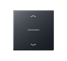 Клавиша для KNX кнопки, 1 группа, с окошком, символы стрелки; термопласт; матовый антрацит  A101KO5PBFANM  Jung