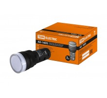 Лампа AD-16DS(LED)матрица d16мм белый 12В AC/DC   SQ0702-0050  TDM
