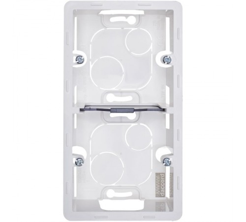 Inspiria Белый Коробка накладного монтажа 2-местная О/У  673990  Legrand