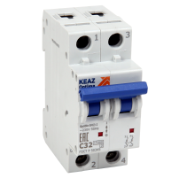 Выключатель автоматический двухполюсный OptiDin BM63-2B2-15-УХЛ3 341899 КЭАЗ