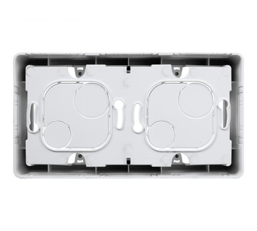 Inspiria Белый Коробка накладного монтажа 2-местная О/У  673990  Legrand