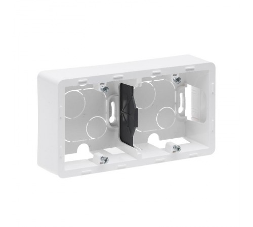 Inspiria Белый Коробка накладного монтажа 2-местная О/У  673990  Legrand