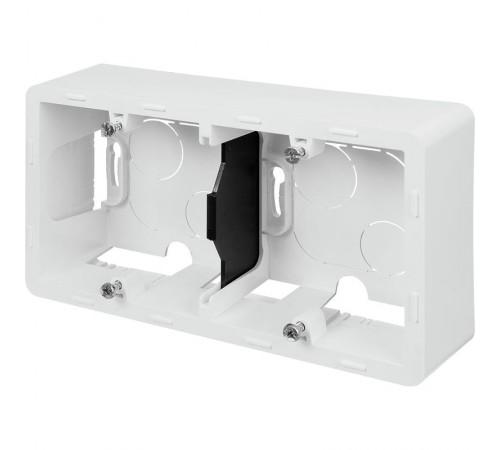 Inspiria Белый Коробка накладного монтажа 2-местная О/У  673990  Legrand