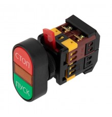 Кнопка APBB-22 "Пуск-Стоп" овальная 230 В NO+NC  36-5540  REXANT