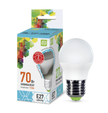 Лампа светодиодная LED-ШАР-standard 7.5Вт 230В Е27 4000К 675Лм  4690612003993  ASD