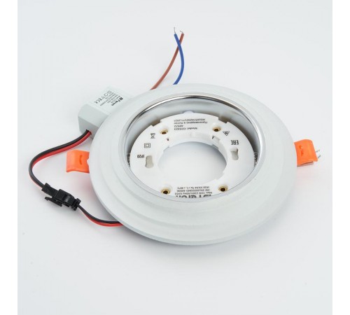 Светильник встраиваемый с белой LED подсветкой CD5023 потолочный GX53 без лампы, прозрачный  40522  Feron