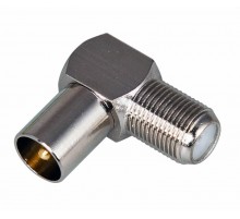 Переход гнездо F-штекер TV угловой  05-4311  REXANT
