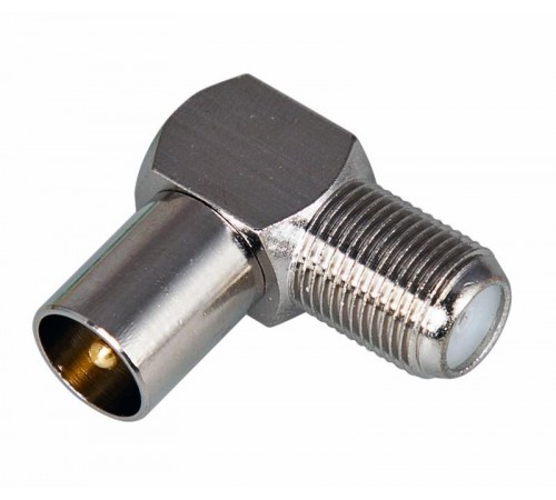 Переход гнездо F-штекер TV угловой  05-4311  REXANT